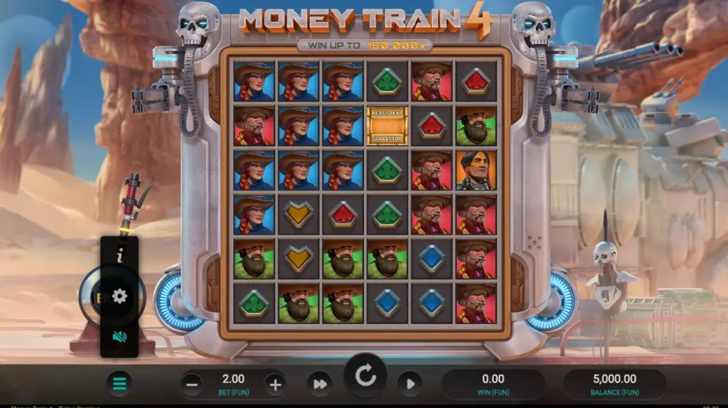 Money Train 4 6x6 reels

